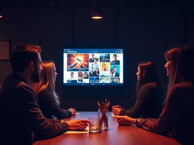Digital marketing dashboard and strategy session
